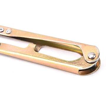 2PCS U-Shaped Metal Sewing Scissors for Tailors and Crafters