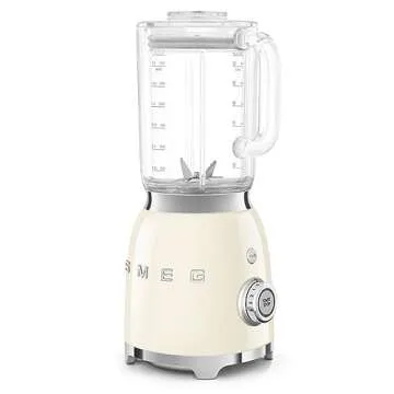 SMEG Retro Blender with 4 Presets and BPA-Free Jug