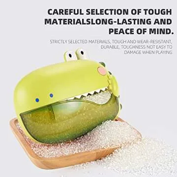 Zaddgiuuy Dinosaur Bath Bubble Machine for Kids