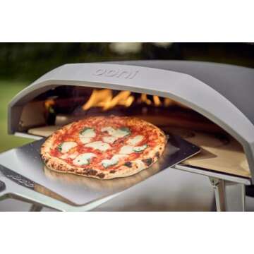 ooni 14” Metal Pizza Peel – Metal Pizza Peel 14 Inch, Pizza Spatula Paddle, Lightweight Pizza Turning Peel with Long Handle, Pizza Oven Accessories, Pizza Tools, Rectangle Pizza Turner