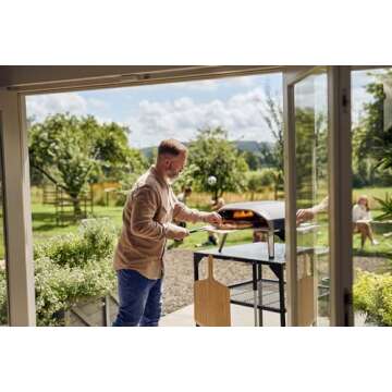 ooni 14” Metal Pizza Peel – Metal Pizza Peel 14 Inch, Pizza Spatula Paddle, Lightweight Pizza Turning Peel with Long Handle, Pizza Oven Accessories, Pizza Tools, Rectangle Pizza Turner