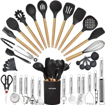 35-Piece Kitchen Utensils Set for Nonstick Cookware