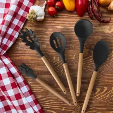 35-Piece Kitchen Utensils Set for Nonstick Cookware