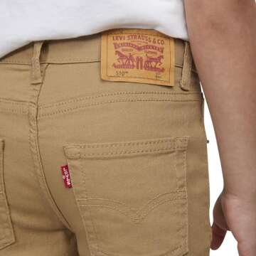 Levi's 510 Skinny Fit Jeans for Boys in British Khaki