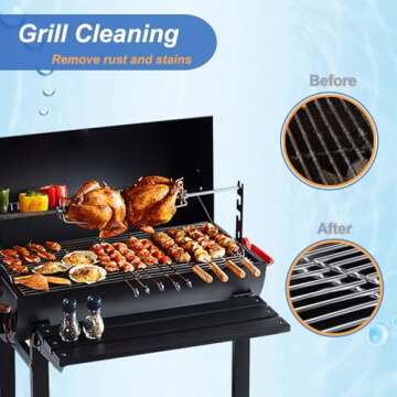 Tuodeal Pumice Cleaning Stone with Handle Pumice Stone for Toilet Bowl Household Cleaning 2 Pack