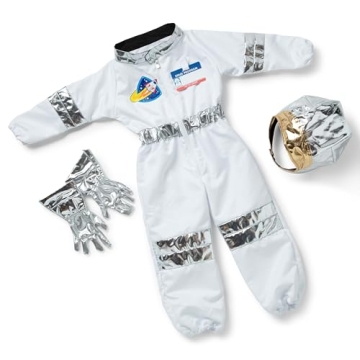 Melissa & Doug Astronaut Costume Role Play Set - Pretend Astronaut Outfit With Realistic Accessories...