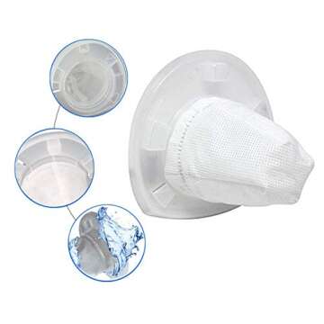 6 Pack Replacement Filter Compatible with Black & Decker VF110 Dustbuster Cordless Handheld Vacuum CHV1410L CHV9610 CHV1210 CHV1510 CHV1410 CHV1410B BDH2000L, 90558113-01
