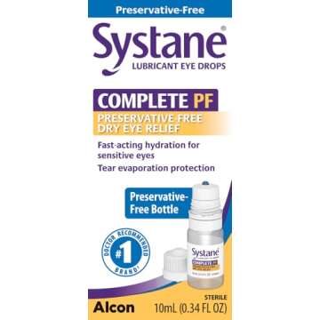 Systane COMPLETE PF Multi-Dose Preservative Free Dry Eye Drops 10ml