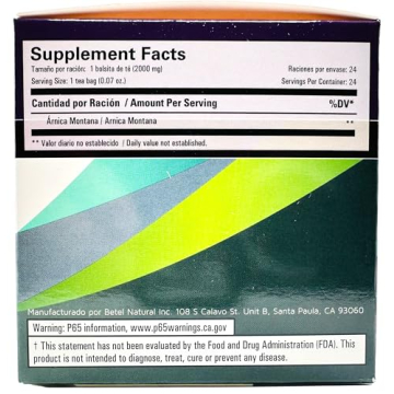 Premium Arnica Tea for Healing and Wellness - 20 Tea Bags