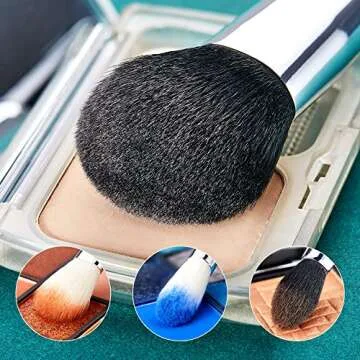 Jessup 15 Pcs Makeup Brush Set for Flawless Beauty