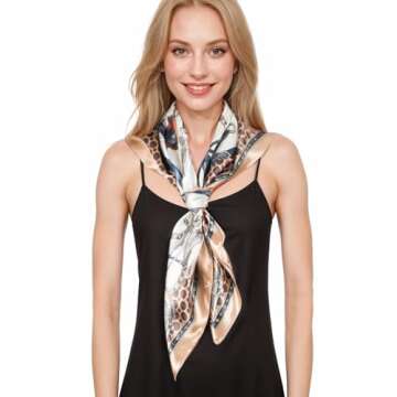 RIIQIICHY Luxurious Women Head Scarf for Versatile Style