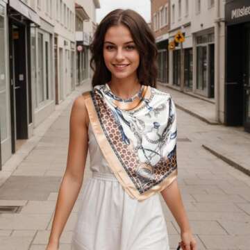 RIIQIICHY Luxurious Women Head Scarf for Versatile Style