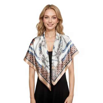 RIIQIICHY Luxurious Women Head Scarf for Versatile Style