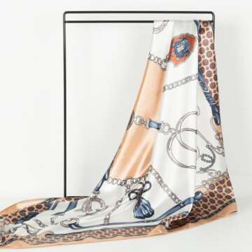 RIIQIICHY Luxurious Women Head Scarf for Versatile Style