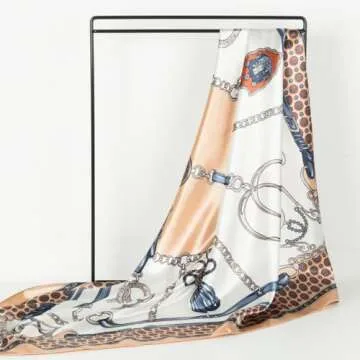 RIIQIICHY Luxurious Women Head Scarf for Versatile Style