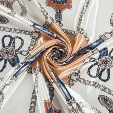 RIIQIICHY Luxurious Women Head Scarf for Versatile Style