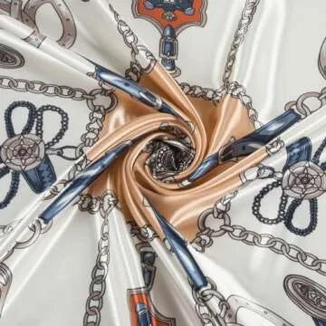 RIIQIICHY Luxurious Women Head Scarf for Versatile Style