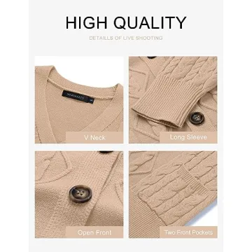 Cozy MEROKEETY Women's Cropped Cardigans for Fall 2024