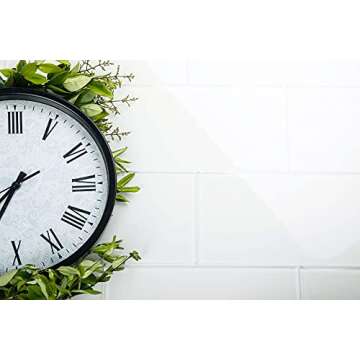 Giorbello Glass Subway Backsplash Tile, 6x6, Bright White, Sample Tile (1 Piece)