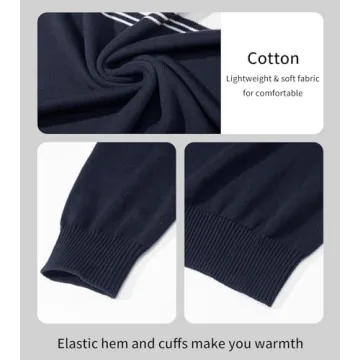 MAGCOMSEN Men’s Half Zip Sweatshirts for Fall/Winter