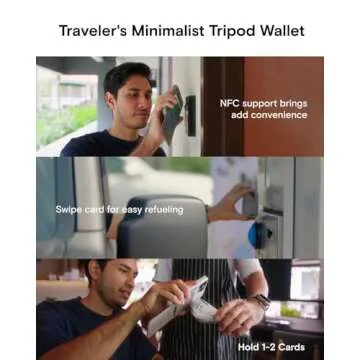 MOFT Phone Tripod Wallet, MagSafe Wallet Tripod Stand, NFC-Supported Phone Wallet, Pocket-Size Selfie Stick, MOVAS Vegan Leather & Adjustable Angle Magnetic Phone Card Holder, Travel Essential,Taupe