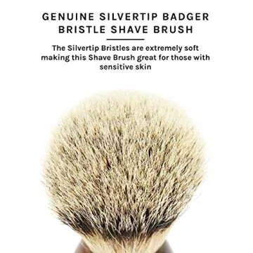Parker Silvertip Badger Brush for Men – Elegance Redefined