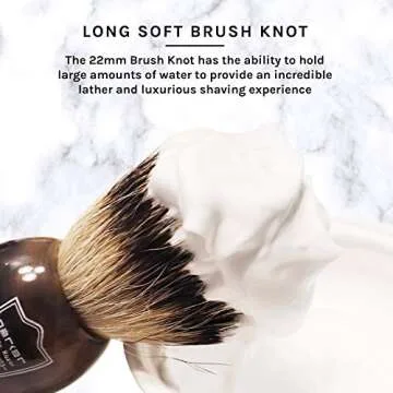 Parker Silvertip Badger Brush for Men – Elegance Redefined