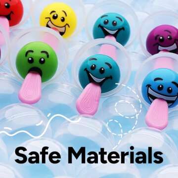 50 Clear 2 inch Capsules for Vending Machines and Crafts