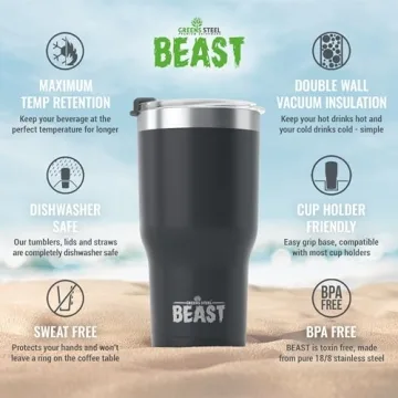 Beast 30 oz Tumbler – Insulated, Durable & Elegant