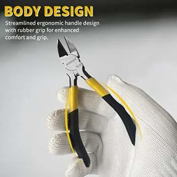 BOOSDEN 5" Wire Cutters Ultra Sharp for Crafting Jewelry