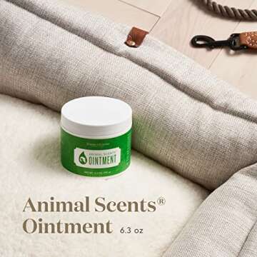Young Living Animal Scents Pet Skin Ointment - Natural Care with 100% Pure Essential Oils - 6.3 oz f...