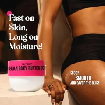 Nutrius Brazilian Body Butter Cream Twin Pack for Radiant Skin