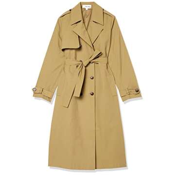 Chic Women's Noa Trench Coat, Martini Olive - The Drop
