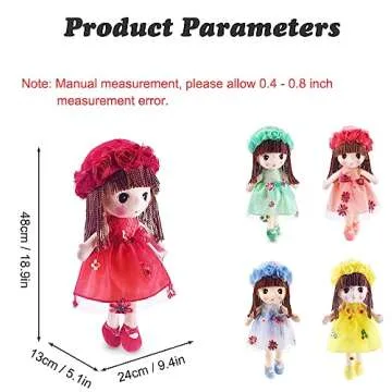HWD Kawaii Flower Fairy Plush Doll 18 Inch Gift