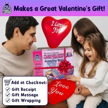 DIY Sparkly Jewelry Box Kit for Creative Kids Gifts