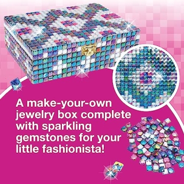 DIY Sparkly Jewelry Box Kit for Creative Kids Gifts