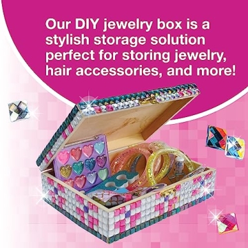 DIY Sparkly Jewelry Box Kit for Creative Kids Gifts