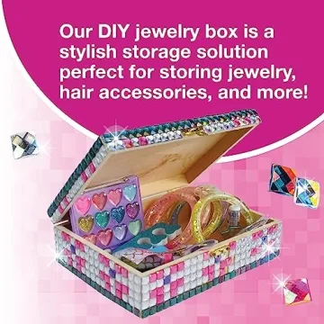 DIY Sparkly Jewelry Box Kit for Creative Kids Gifts