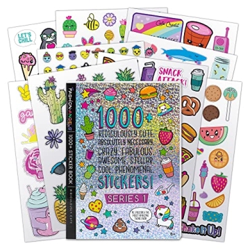 Fashion Angels 1000+ Ridiculously Cute Stickers for Kids - Fun Craft Stickers for Scrapbooks, Planne...