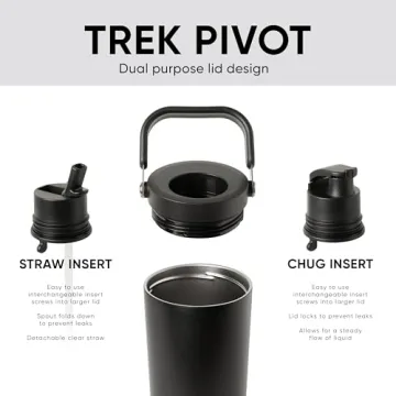 Simply Modern Trek Pivot 40oz Tumbler | Stylish Insulated Water Bottle