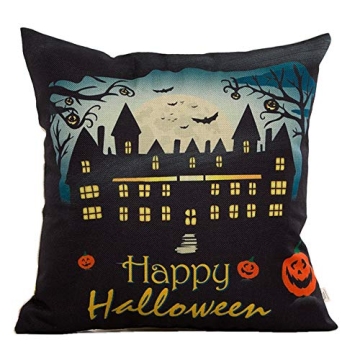 HOSL Halloween Decorative Pillow Covers 4-Pack