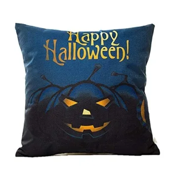 HOSL Halloween Decorative Pillow Covers 4-Pack