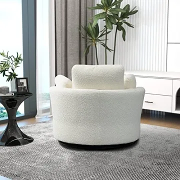Comfortable Setawix Swivel Barrel Chair for Home