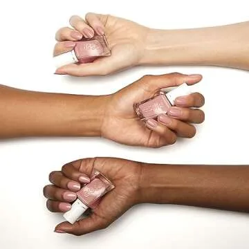 essie Gel Couture 2-Step Longwear Nail Polish, Pinned Up, Rose Pink Nude Nail Polish, 0.46 fl. oz.