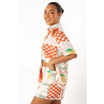 Stylish Y2K 2 Piece Printed Shorts Set for Women