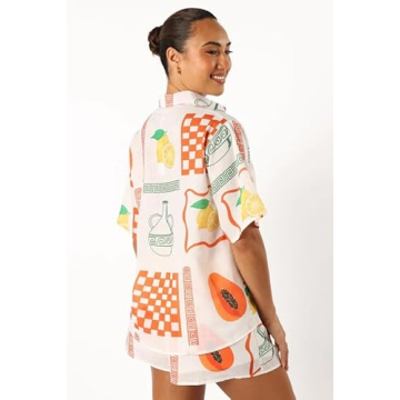 Stylish Y2K 2 Piece Printed Shorts Set for Women