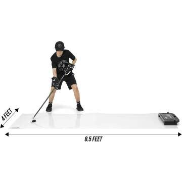 Roll-Up Hockey Shooting Pad - Portable 4x8.5 Size