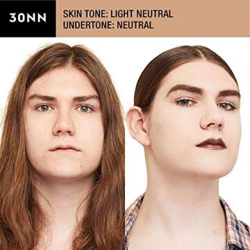 Urban Decay Stay Naked Weightless Liquid Foundation (30NN - Light Neutral - Neutral Undertone), Waterproof Face Makeup, Buildable Medium Coverage with No Caking, Real-Skin Matte Finish - 1 fl oz