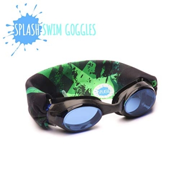 Splash Place Swim Goggles - Comfortable Fabric Strap for All Ages