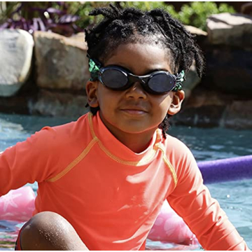 Splash Place Swim Goggles - Comfortable Fabric Strap for All Ages